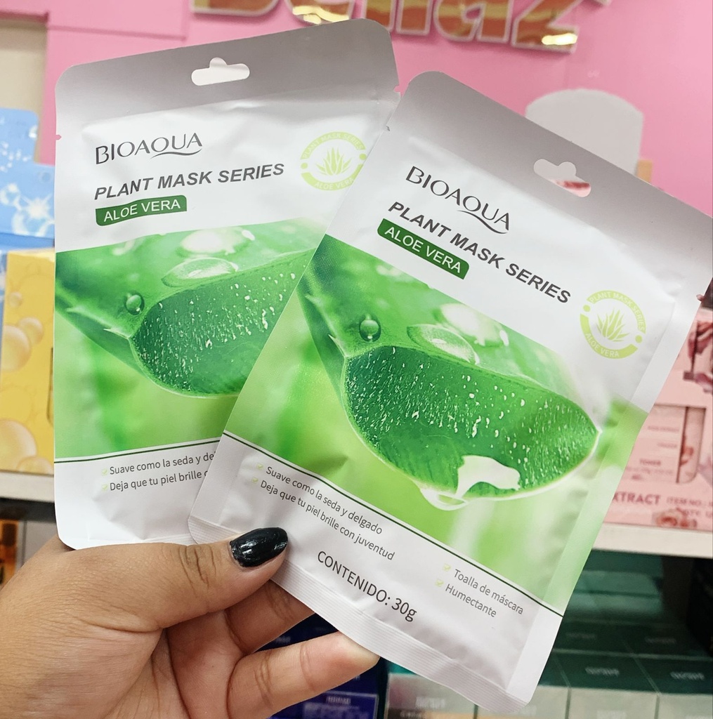 Mascarilla  aloe vera - Bioaqua