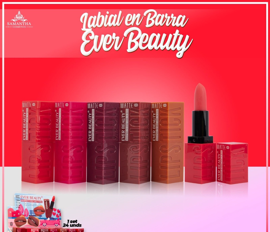 Labial barra matte E.B  412