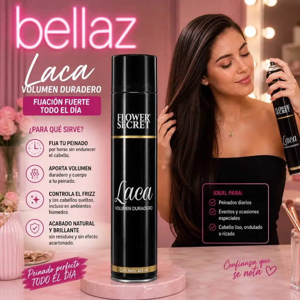 Laca Cabello Volumen Duradero - ZL05-B