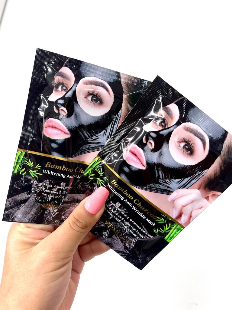 Mascarilla negra sachet charcoal - Chovemoar