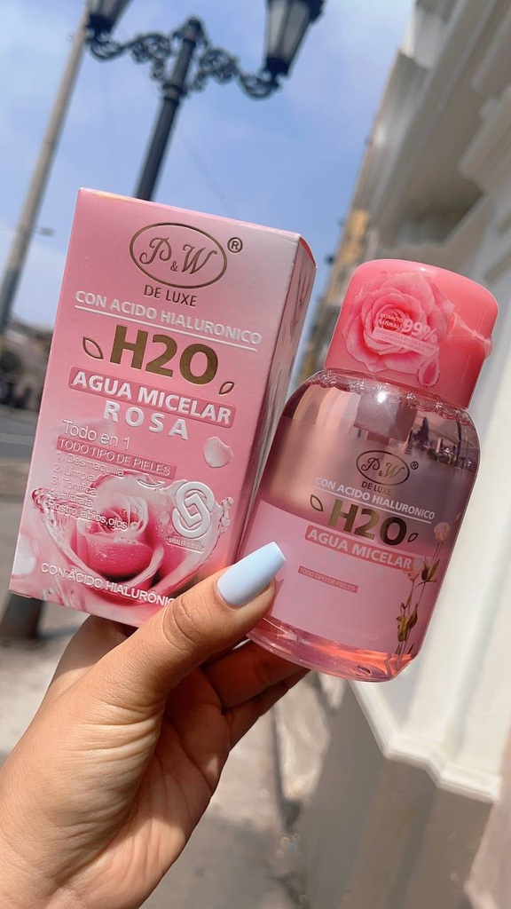 Agua micelar rosa H2O 235ml - PW