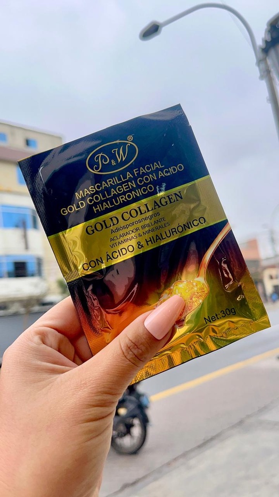 Mascarilla oro sachet M18-12407
