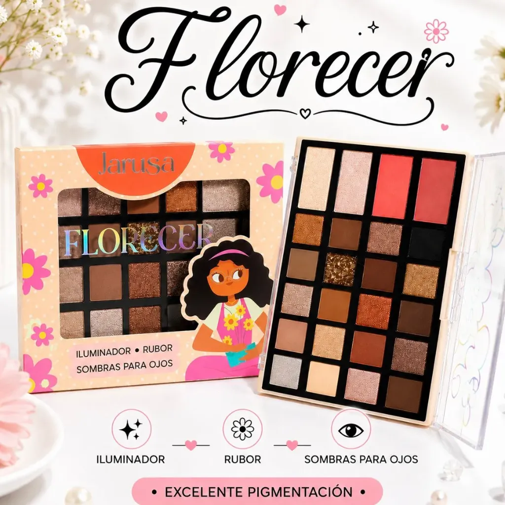 Paleta de Sombras Florecer Jarusa - AG5-127