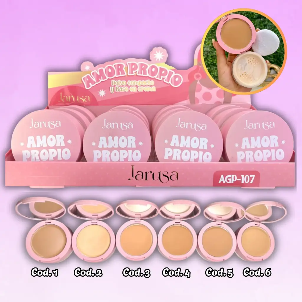 Polvo suelto + base en crema Amor Propio - AGP107