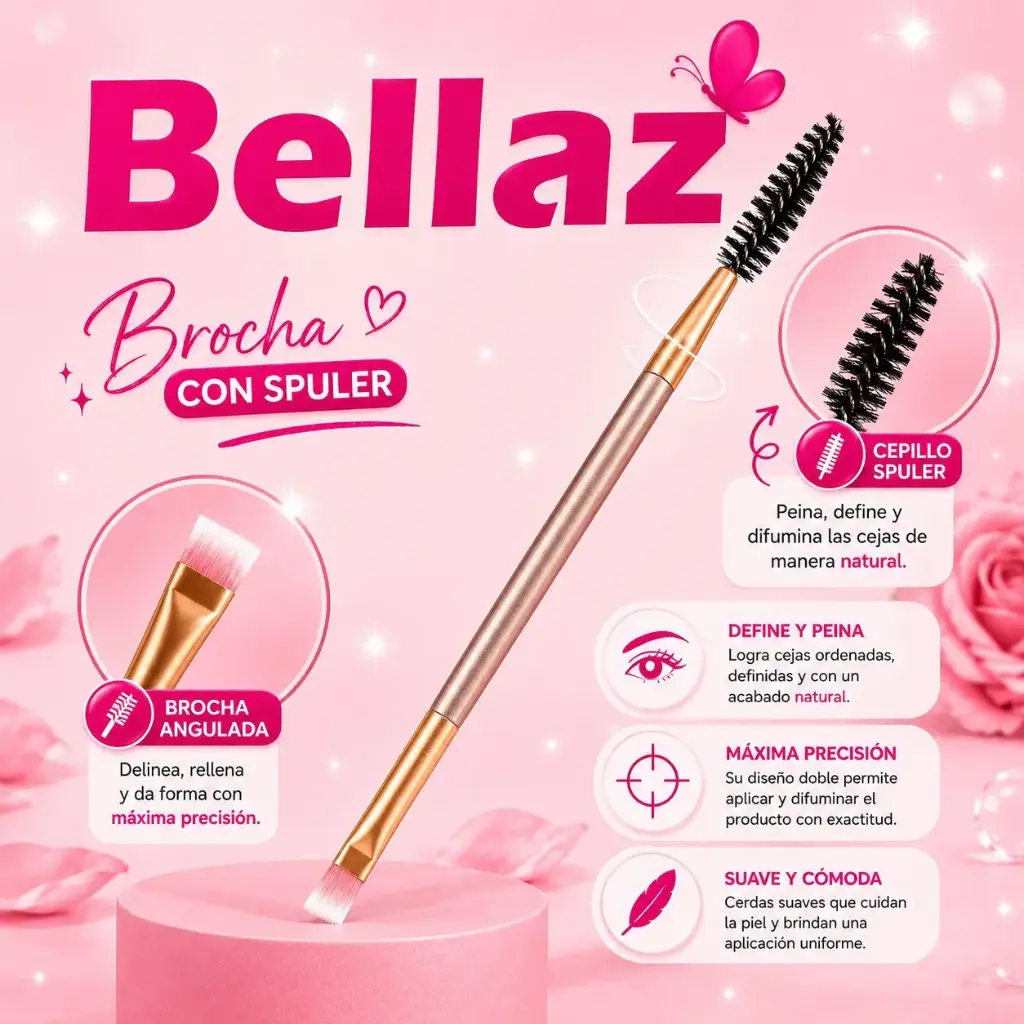 Brocha + spuler cejas TO-26