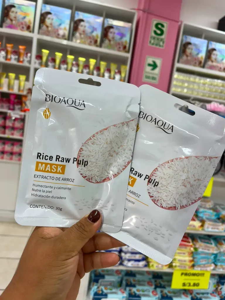 mascarilla de arroz BIO