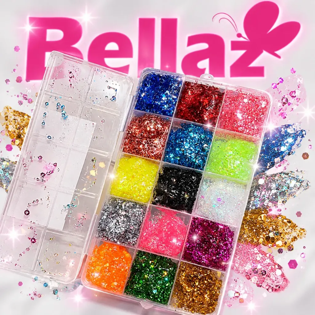 Paleta Glitter Rostro y Cuerpo Bellaz