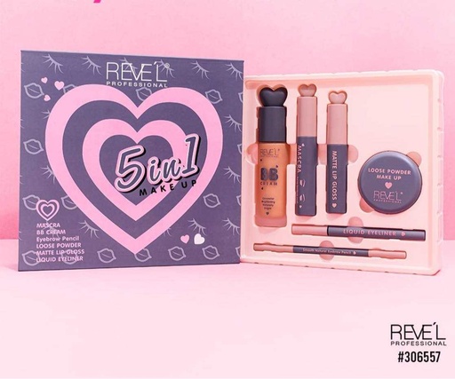 Kit maquillaje 5 en 1 - Revel 306557