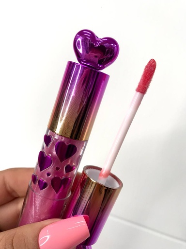 Lip gloss tapa corazon fucsia - M´l gz8010314